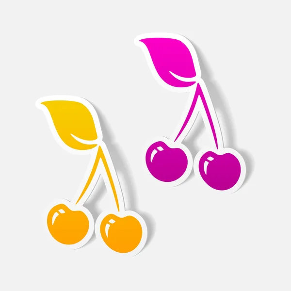 Cherry pictogram — Stockvector