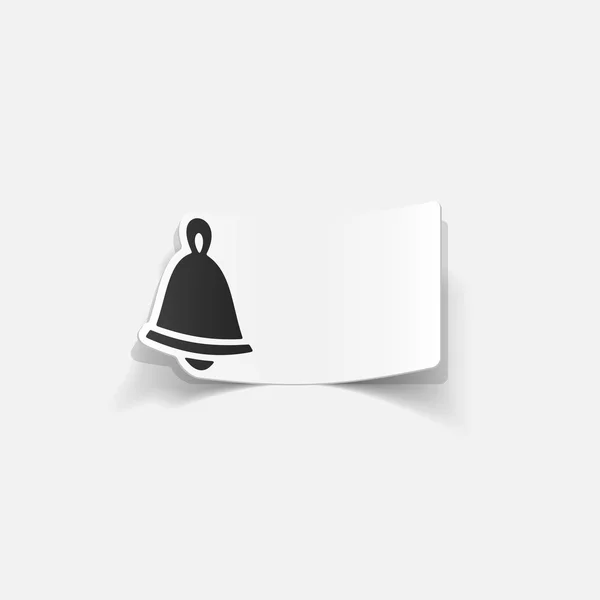 Christmas bell icon — Stock Vector