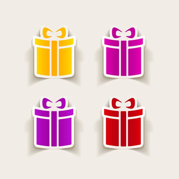 Gift box icon — Stock Vector