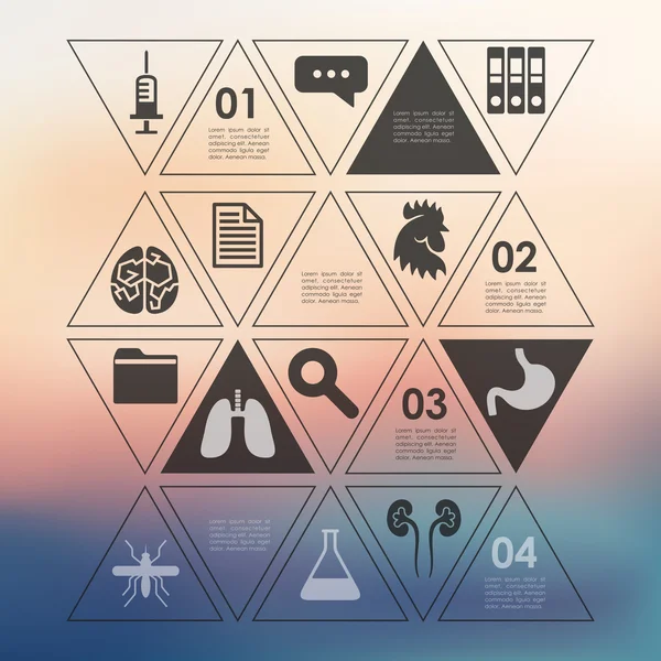 Infographie vétérinaire — Image vectorielle