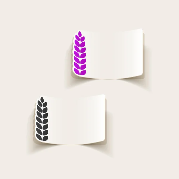 Ears of wheat icon — Stock Vector