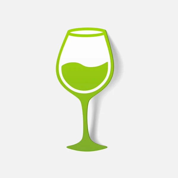 Icono de copa de vino — Vector de stock