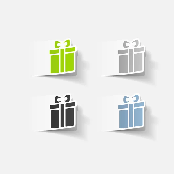 Gift box icon — Stock Vector