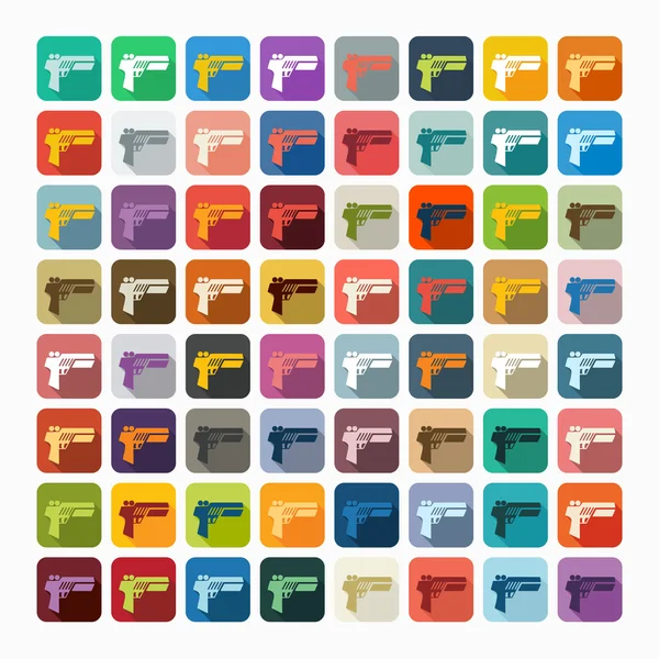 Gun game icon — Stock Vector