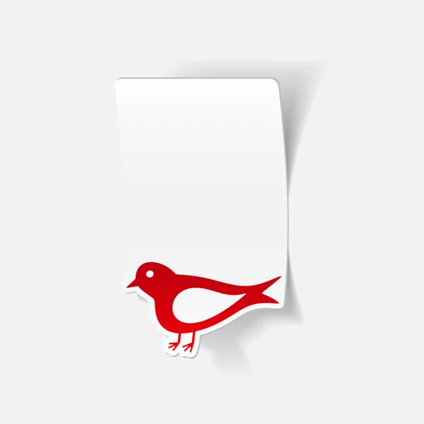 Icona dell'uccello — Vettoriale Stock