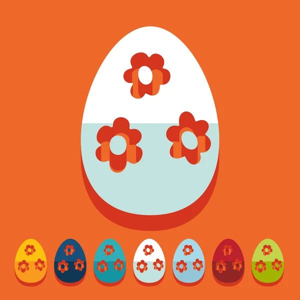 Easter egg icon — Stock Vector