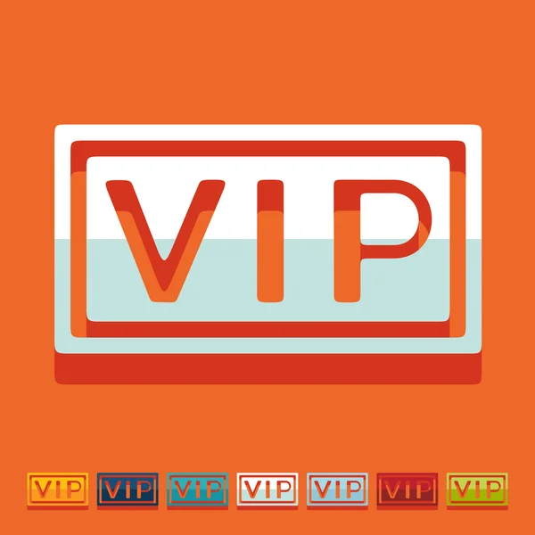 Icono vip — Vector de stock