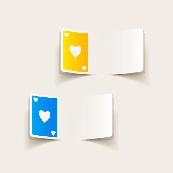 Playing card icon — Stock Vector