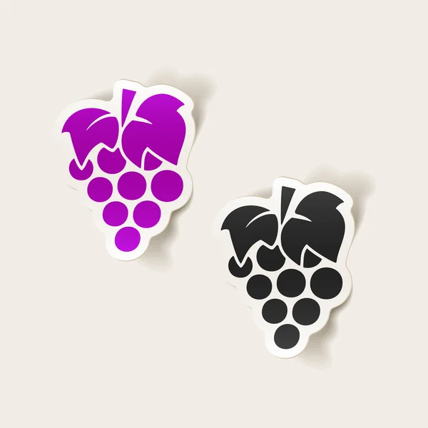 Grapes icon — Stock Vector