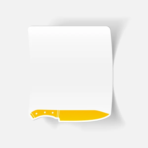 Cuchillo icono — Vector de stock