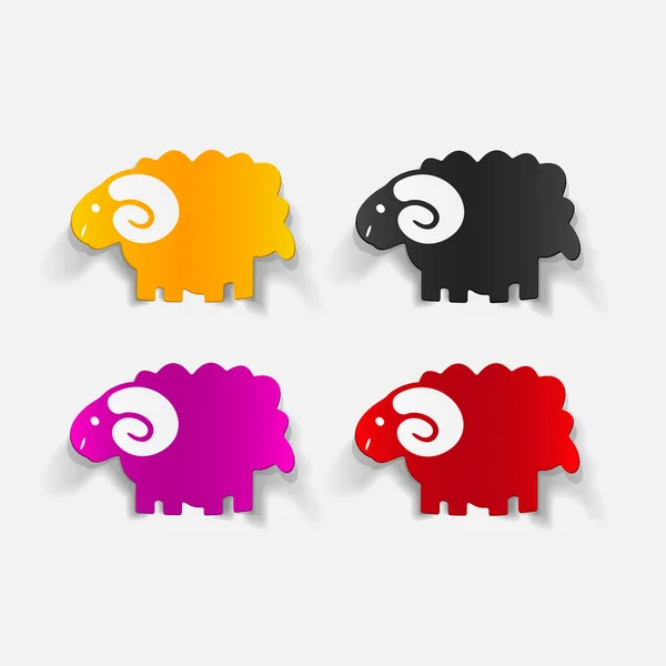 Sheep icon — Stock Vector