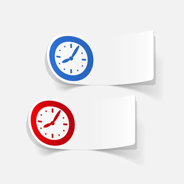 Icono del reloj — Vector de stock