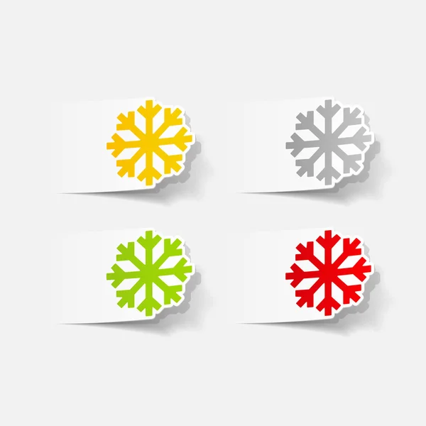 Snowflake icon — Stock Vector