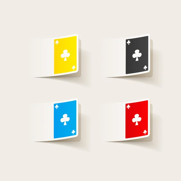 Speelkaart pictogram — Stockvector
