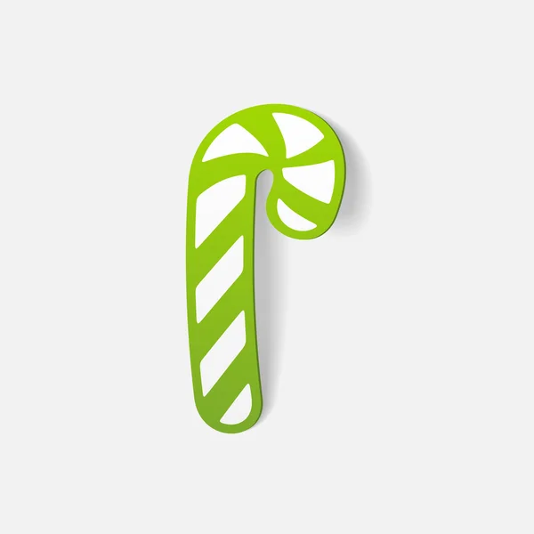 Candy cane icon — Stock Vector