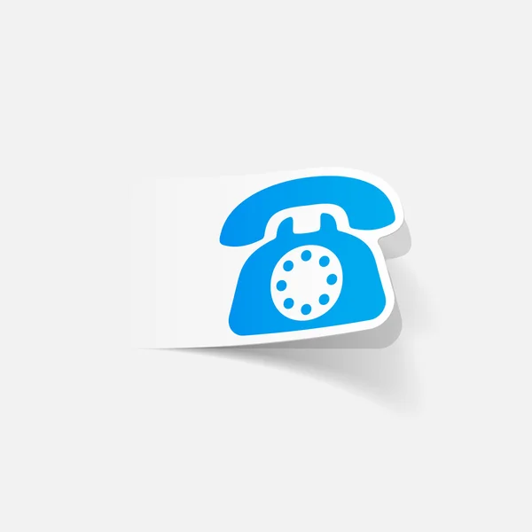 Telefoonpictogram — Stockvector