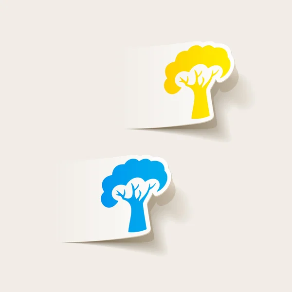 Träd-ikonen — Stock vektor