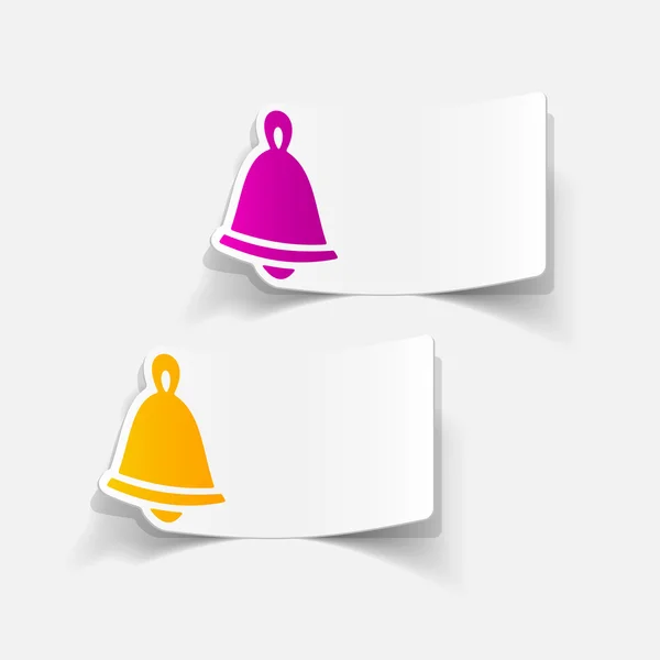 Christmas bell icon — Stock Vector