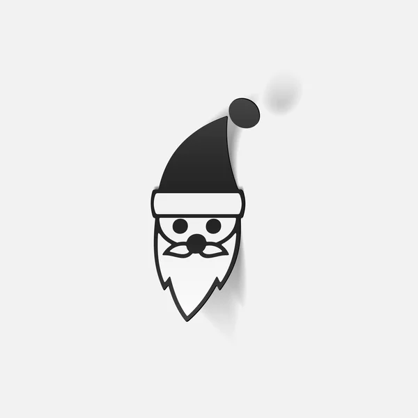 Santa Claus icon — Stock Vector