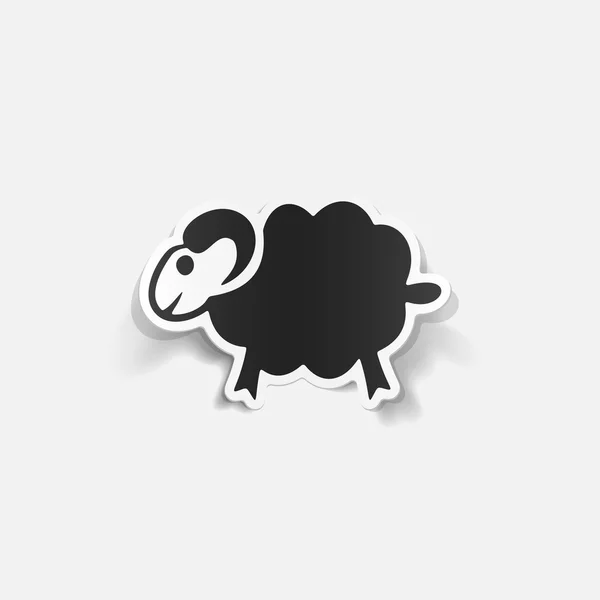 Schapen pictogram — Stockvector