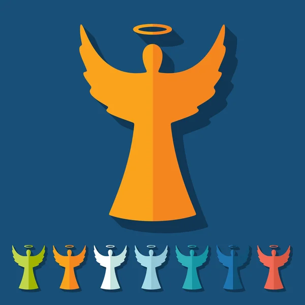 Angel pictogram — Stockvector