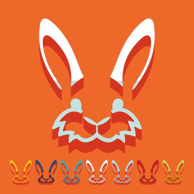 Paskalya tavşanı simgesi