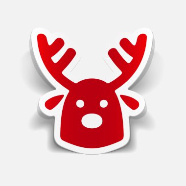 Noel geyiği simgesi