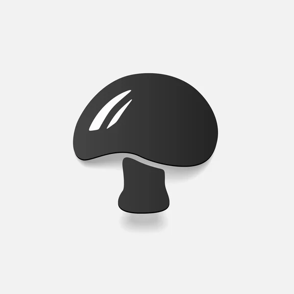 Mushroom pictogram — Stockvector