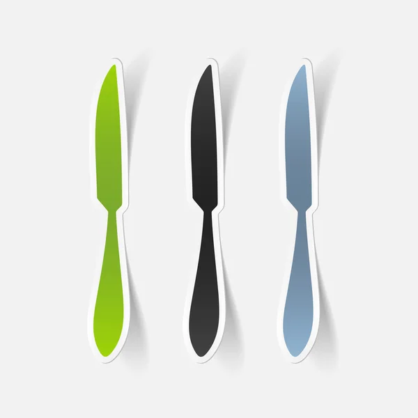 Cuchillo icono — Vector de stock