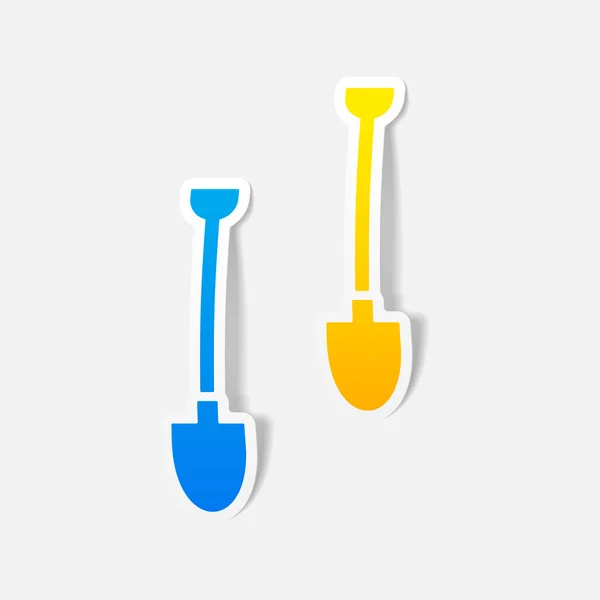 Shovel icon — Stock Vector