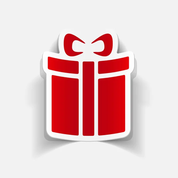 Icono de caja de regalo — Vector de stock