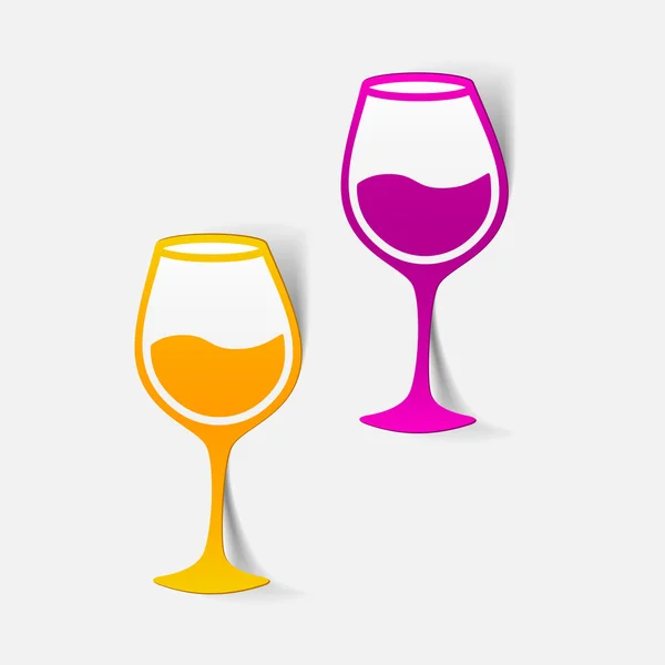 Icono de copa de vino — Vector de stock