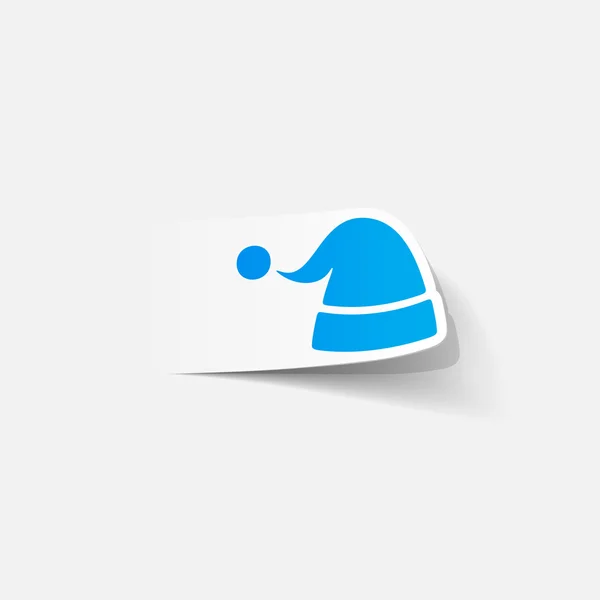 Santa hat pictogram — Stockvector