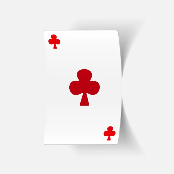 Ícone de cartão de jogar — Vetor de Stock