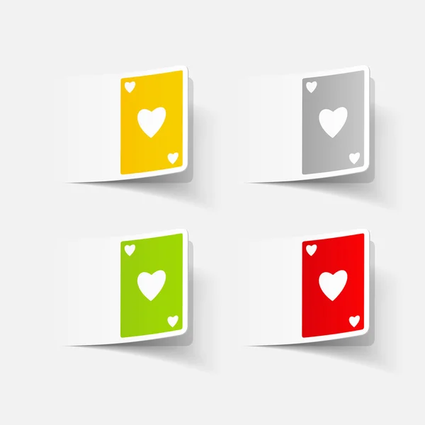 Playing card icon — Stock Vector