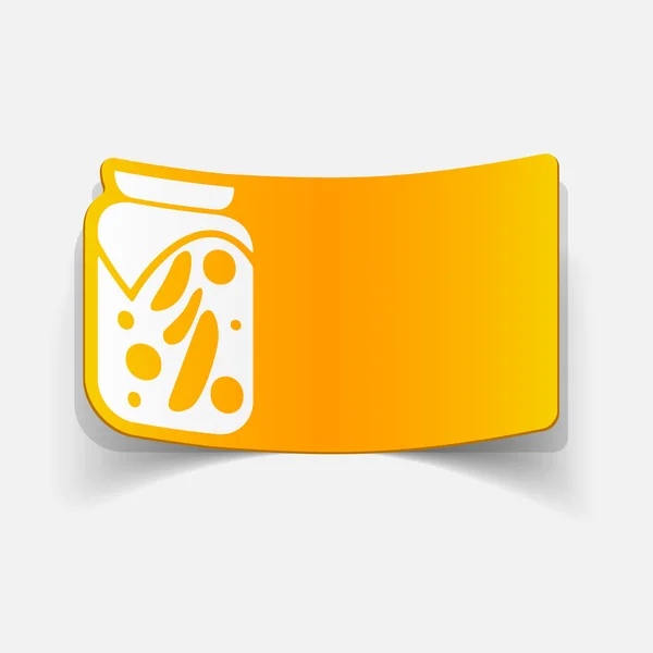 Pickled vegetables icon — Stock Vector