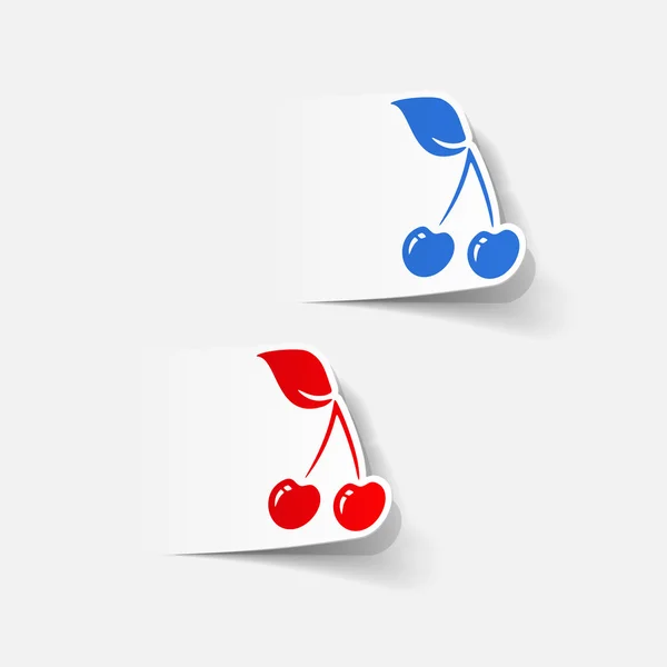 Cherry pictogram — Stockvector