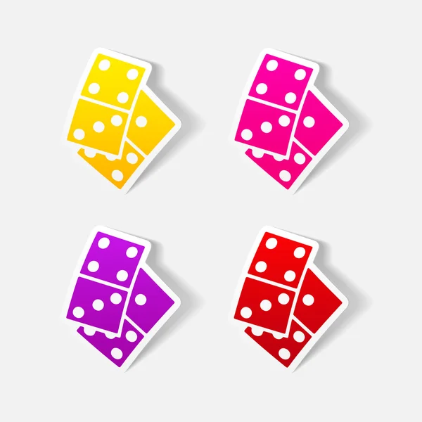 Icono de dominó — Archivo Imágenes Vectoriales