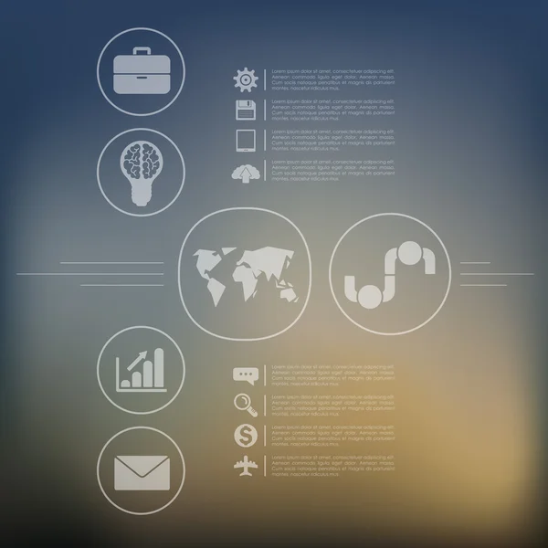 Infografika przedsiębiorstwa — Wektor stockowy