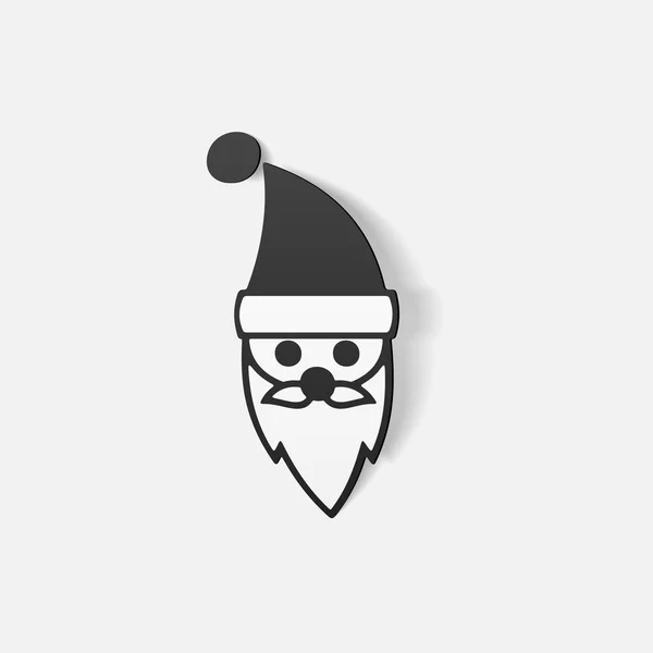 Santa Claus icon — Stock Vector