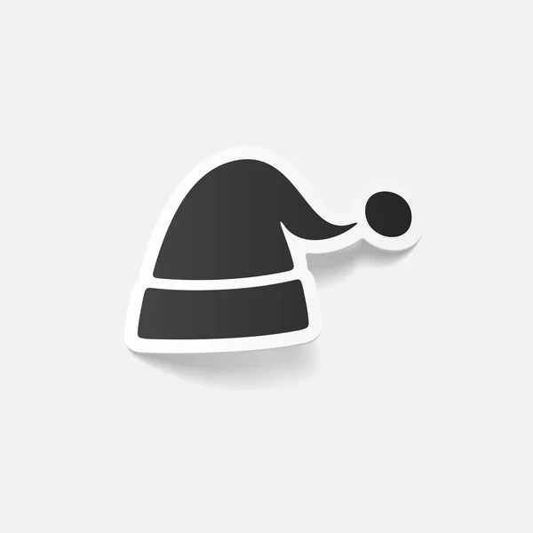 Santa hat icon — Stock Vector