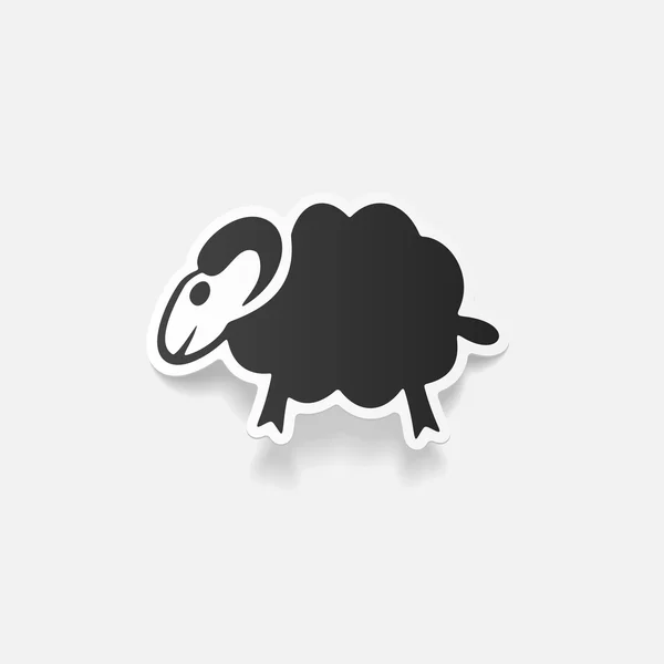 Ikona owiec — Wektor stockowy