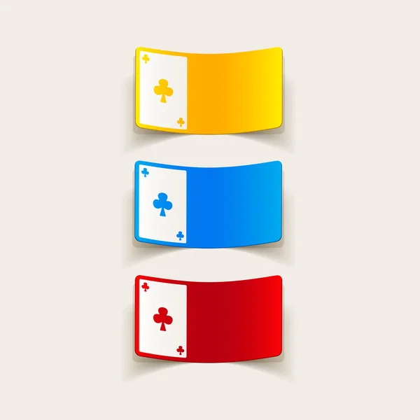 Playing card icon — Stock Vector