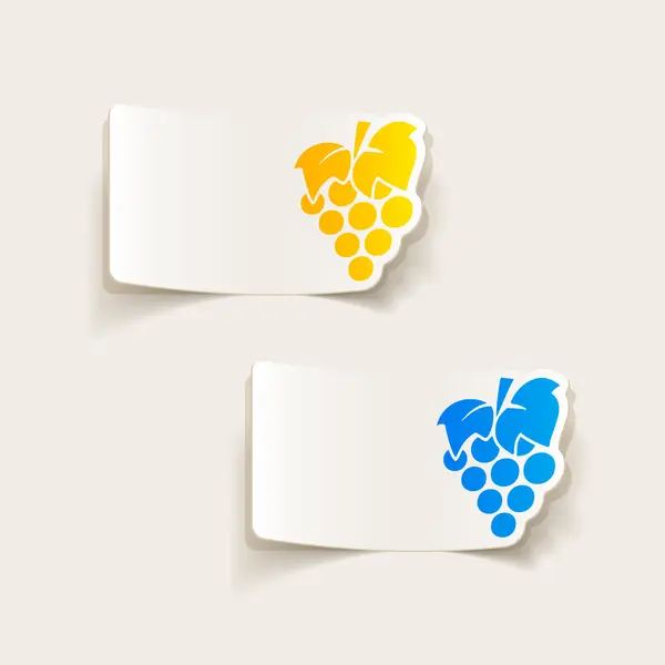 Druiven pictogram — Stockvector