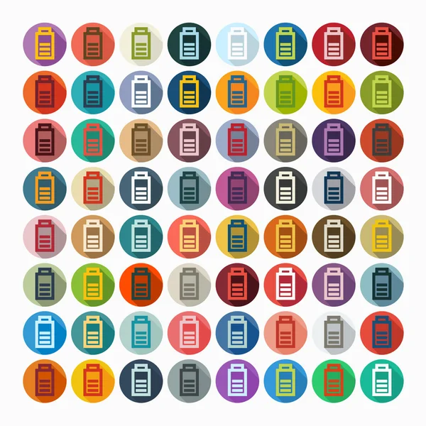 Carga el icono de la batería — Vector de stock