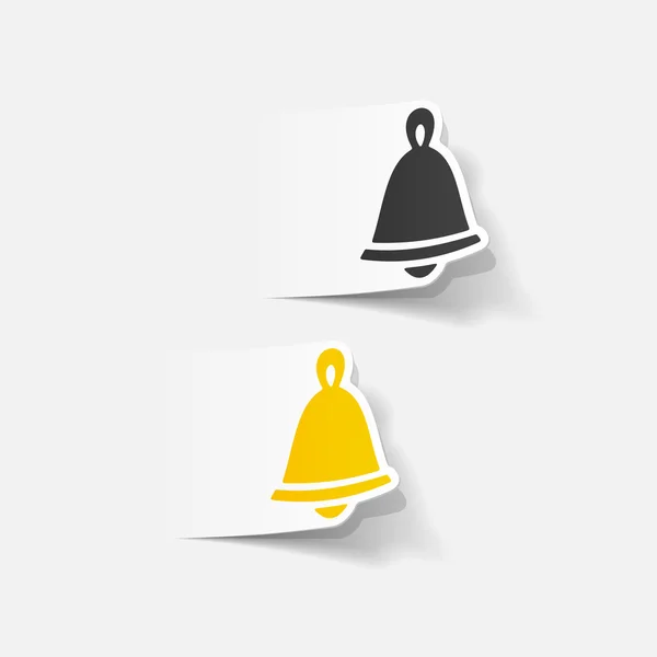 Christmas bell icon — Stock Vector