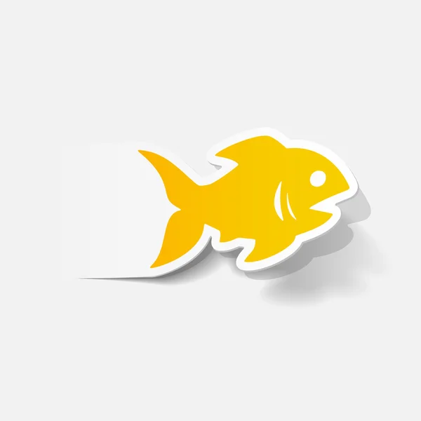 Ícone de peixe —  Vetores de Stock