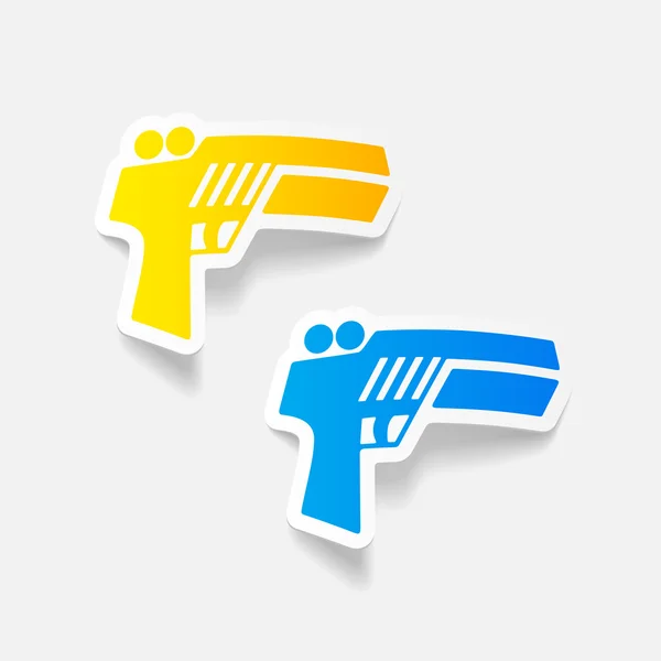 Pistola icono del juego — Archivo Imágenes Vectoriales