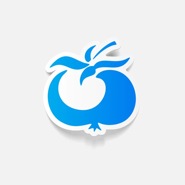 Icono de tomate — Vector de stock