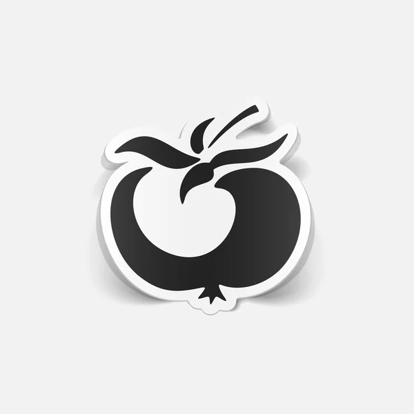 Icono de tomate — Vector de stock